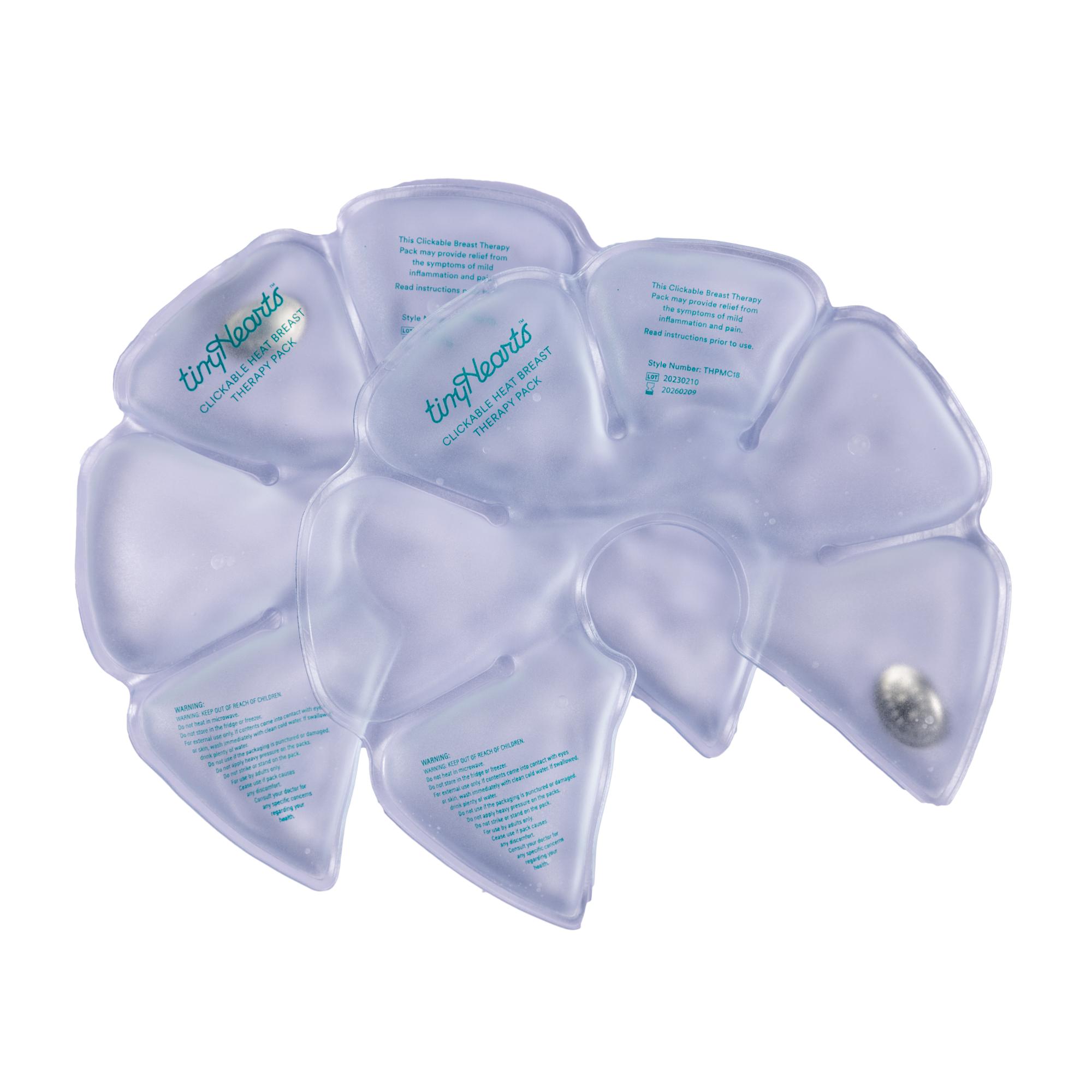 Clickable Heat Breast Therapy Packs - 2 Pack