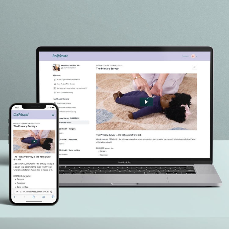 Online Baby & Child First Aid Course: Australia