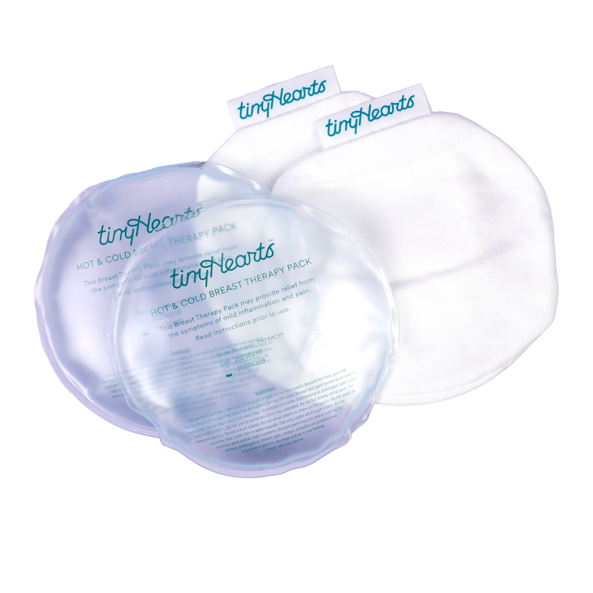 Clickable Heat Breast Therapy Packs - 2 Pack – Tiny Hearts