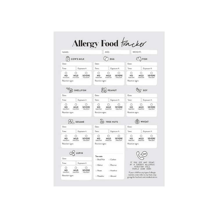 Allergy Food Tracker