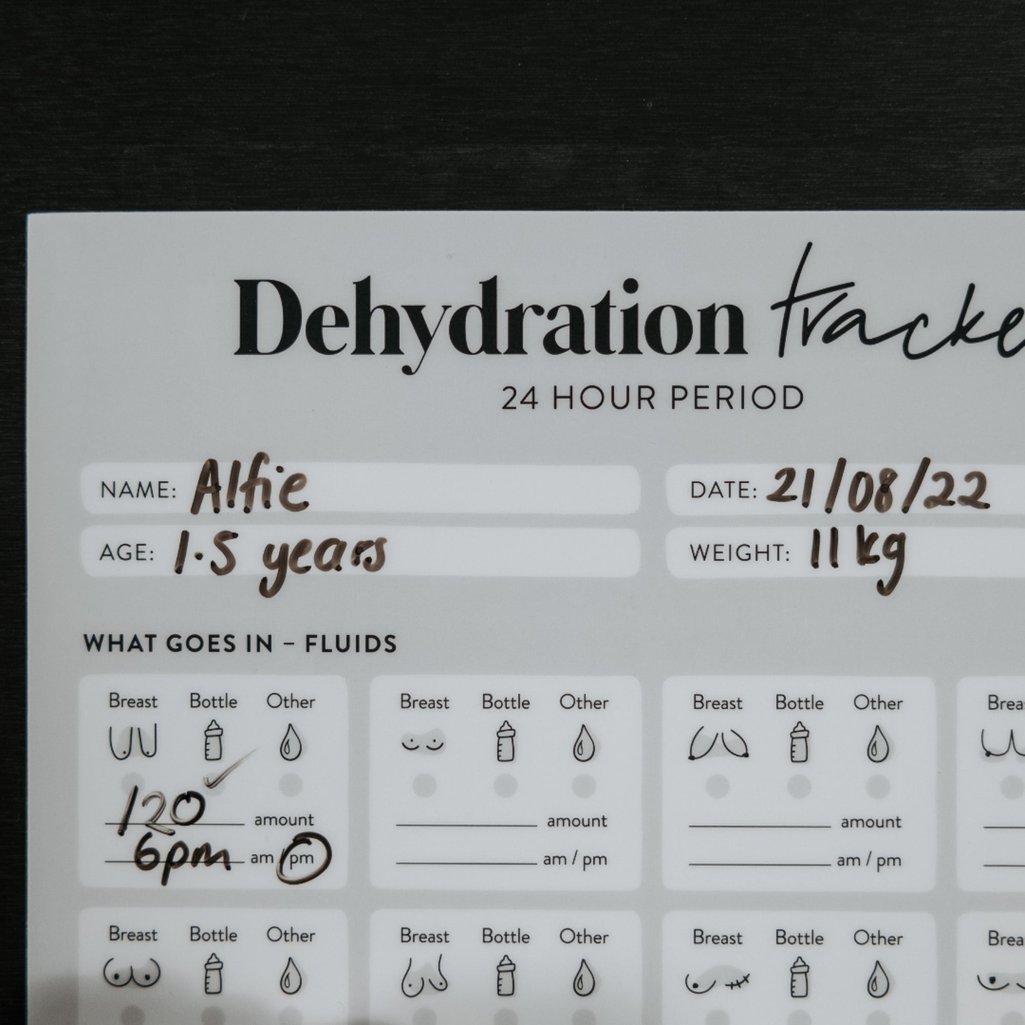 Dehydration Tracker
