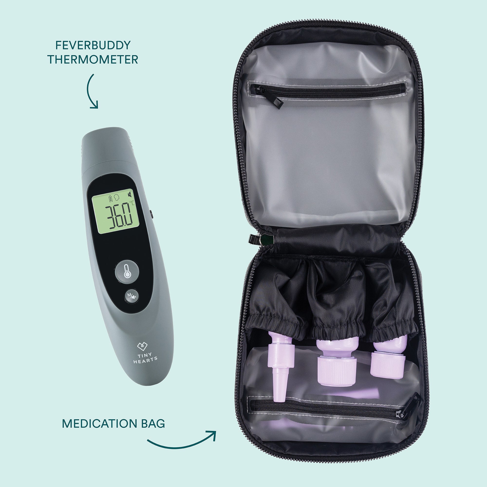 Thermometer & Medication Bag Bundle
